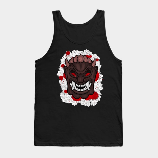 Mr Robot - Dark Army Mask - Whiterose Tank Top by Daburninator22